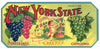 Cupid Brand Vintage New York Grape Crate Label