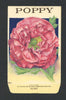 Poppy Antique Stock Seed Packet