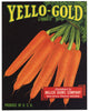Yello-Gold Brand Vintage Phoenix Arizona Vegetable Crate Label