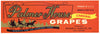 Palmer House Brand Vintage Coachella Valley Grape Crate Label