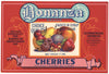 Bonanza Brand Vintage Cherry Can Label