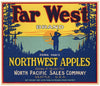 Far West Brand Vintage Seattle Washington Apple Crate Label