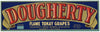 Dougherty Brand Vintage Flame Tokay Grape Crate Label