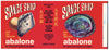 Space Ship Brand Vintage Abalone Can Label