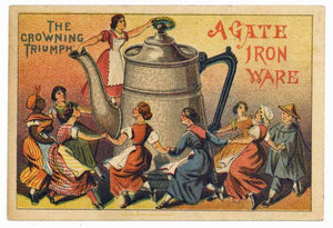 Victorian Trade Card, Agate Iron Ware