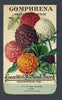 Gomphrena Antique Everitt's Seed Packet
