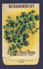 Kenilworth Ivy Antique Everitt's Seed Packet