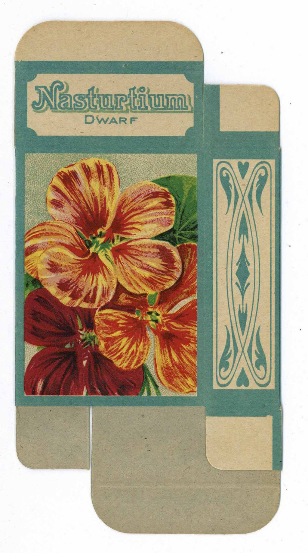 antique flower seed box Nasturtium Antique Seed Box – thelabelman