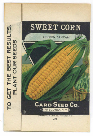 Golden Bantam Antique Card Seed Co. Box