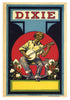 Dixie Brand Vintage Broom Label