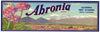 Abronia Brand Vintage Coachella Valley Grape Crate Label