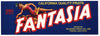 Fantasia Vintage Fresno Fruit Crate Label s