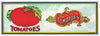Stock Vintage Tomatoes Crate Label