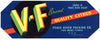 V-F Brand Vintage Fort Meade Florida Citrus Crate Label
