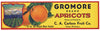 Gromore Brand Vintage Yakima Washington Apricot Crate Label