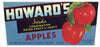 Howard's Brand Vintage Emmett Idaho Apple Crate Label