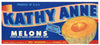 Kathy Anne Brand Vintage Watsonville Melon Crate Label