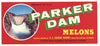 Parker Brand Vintage Melon Crate Label