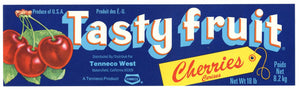 Tasty Fruit Brand Vintage Bakersfield Cherry Crate Label