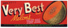 Very Best Brand Vintage El Centro Melon Crate Label
