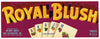 Royal Blush Brand Fresno Fruit Crate Label