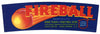 Fireball Brand Vintage Ridge Spring South Carolina Peach Crate Label