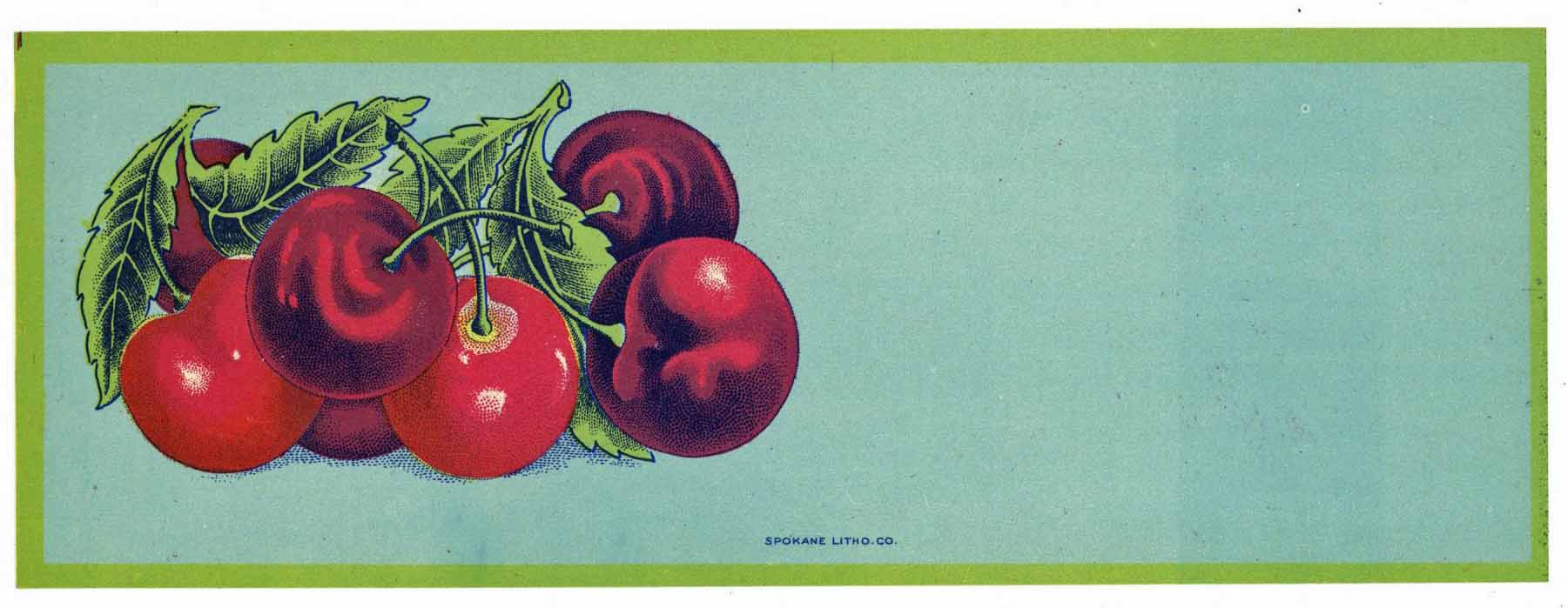 Stock Vintage Cherry Crate Label – thelabelman