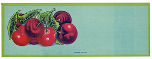 Stock Vintage Cherry Crate Label