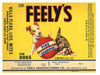 Dr. Feely's Brand Vintage Dog Pine Shampoo Bottle Label
