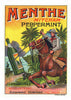 Menthe Brand Vintage Peppermint Bottle Label