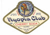Myopia Club Brand Vintage Islingtn Massachusetts Cherry Soda Label