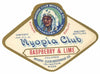 Myopia Club Brand Vintage Islingtn Massachusetts Raspberry & Lime Soda Label