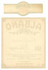 Albano Brand Vintage Oroville Sherry Wine Label