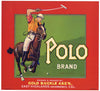 Polo Brand Vintage East Highlands Orange Crate Label