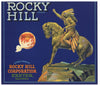Rocky Hill Brand Vintage Exeter Orange Crate Label