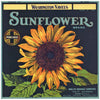 Sunflower Brand Vintage Rialto Orange Crate Label w