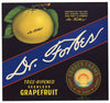 Dr. Forbes Brand Vintage Coachella Valley Grapefruit Crate Label