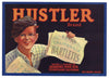 Hustler Brand Vintage Sacramento California Pear Crate Label