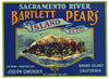 Island Brand Vintage Sacramento Delta California Pear Crate Label