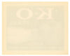 K-O Brand Vintage Yakima Washington Pear Crate Label