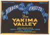 Ribbon Brand Vintage Yakima Washington Pear Crate Label