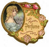 Lady Marian Brand Vintage Perfume Bottle Label Set Of 2