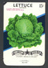 Lettuce Vintage Lone Star Seed Packet, Hanson
