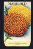 Marigold Antique Stock Seed Packet