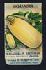 Squash Antique Maganlal Seed Packet, India, white