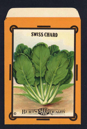 Swiss Chard Antique Burt's Seed Packet