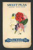 Sweet Peas Antique Card Seed Co. Packet, Eckford