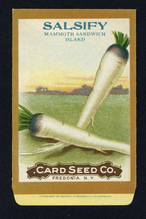 Salsify Antique Card Seed Co. Packet