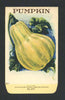 Pumpkin Antique Stock Seed Packet