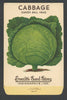 Cabbage Vintage Everitt's Seed Packet, Danish Ball Head